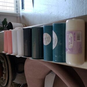 Tulle Various Colors - Lot of 3 Rolls for $10   Each Roll 6" X 25" Yards